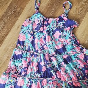 Lilly Pulitzer Loro swing dress Corsica Blue Toucan Party Medium